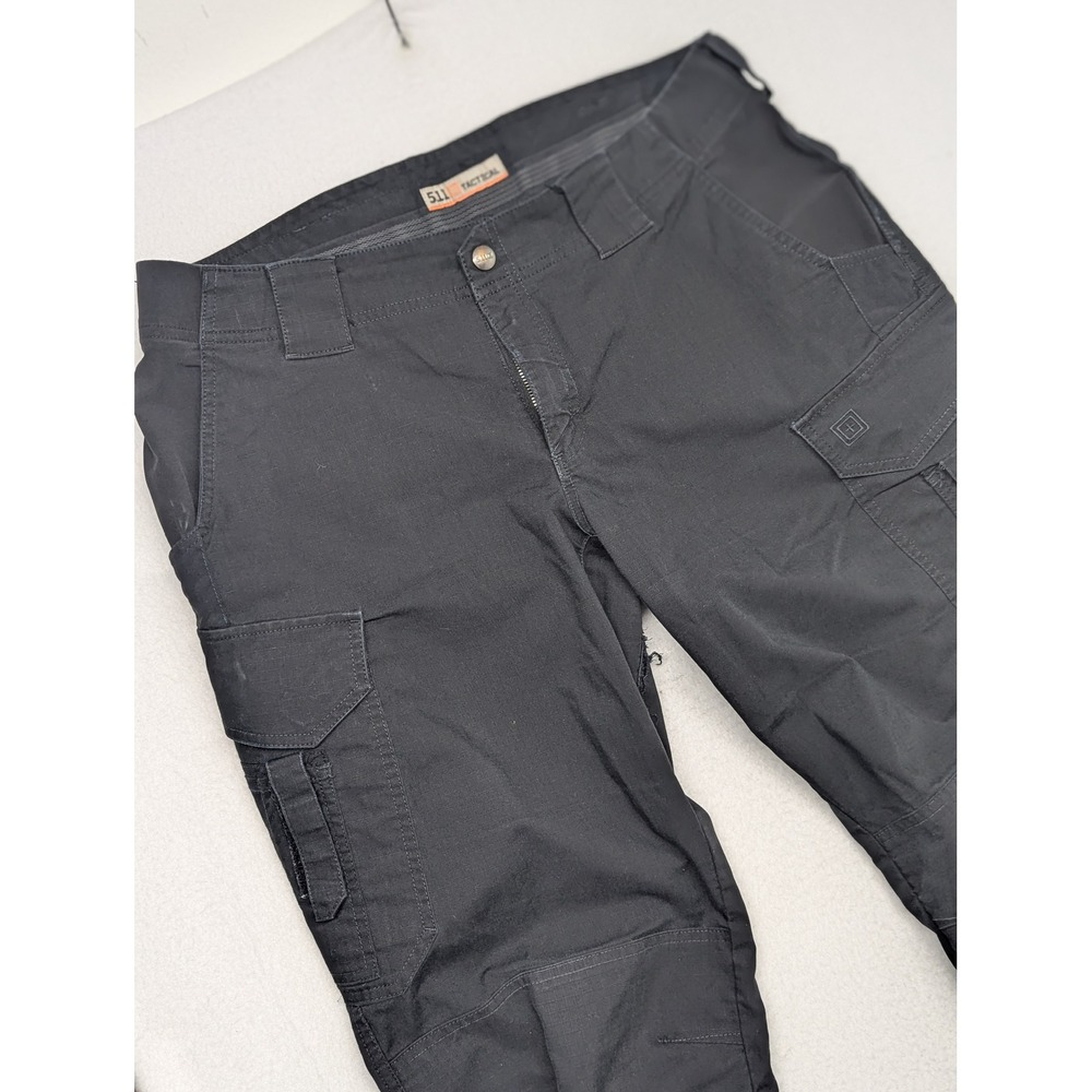 5.11 Tactical Stryke Cargo Pants Womens 14 Long Black Ripstop 64418-019